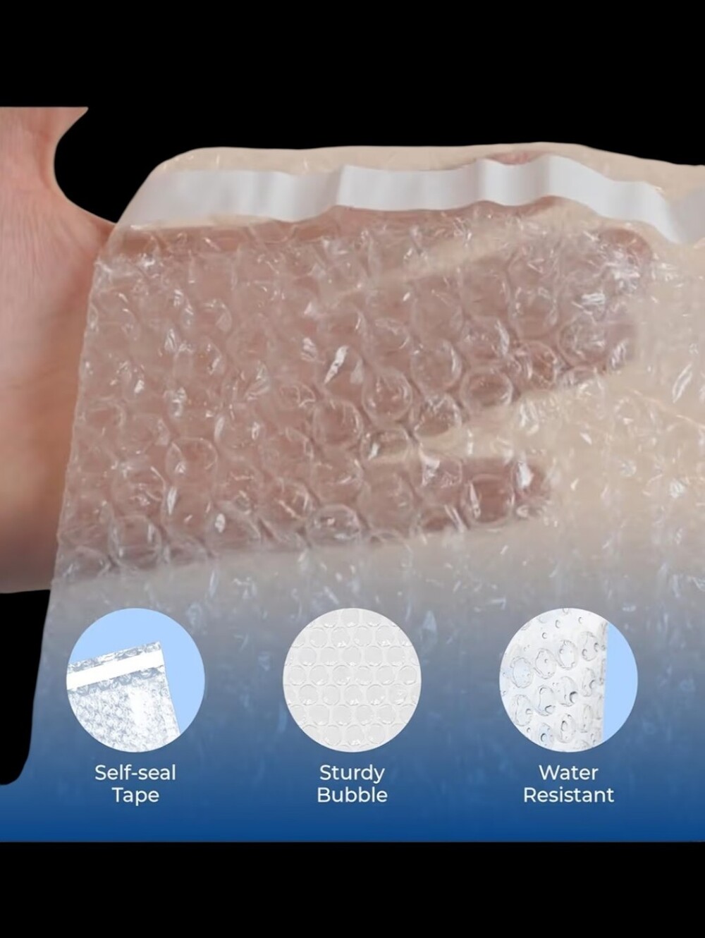 15ct. 4x7.5 Clear Self-Seal Bubble Mailer ✨️PRICE FIRM✨️ - Picture 6 of 6